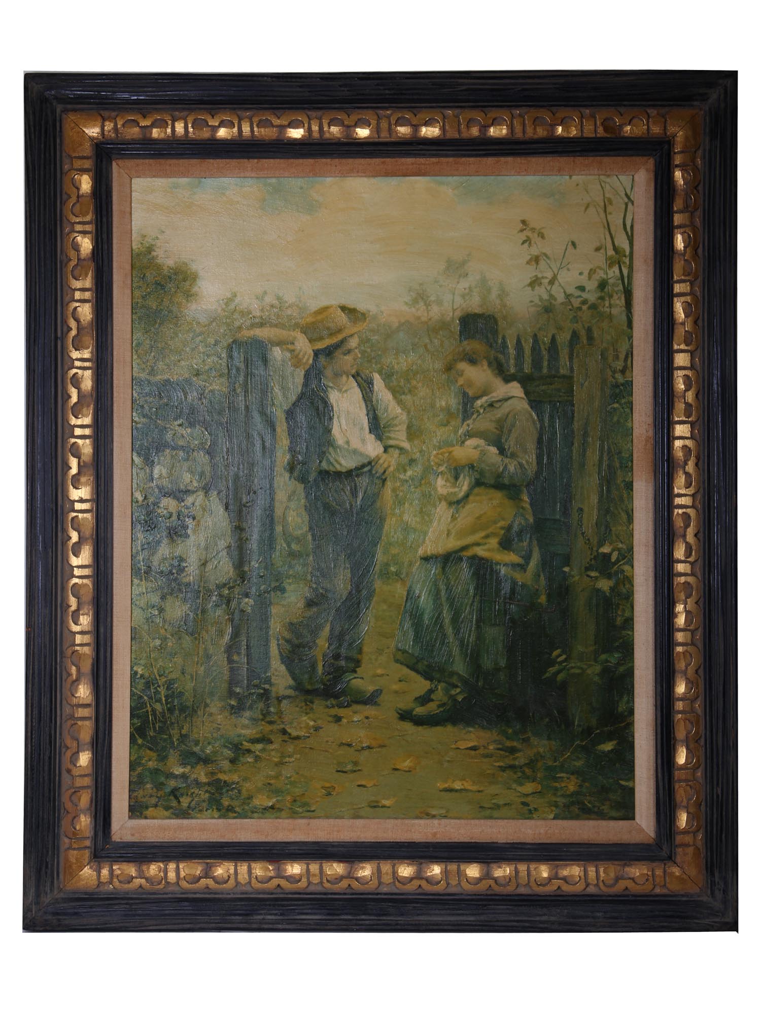 CANVAS PRINT COUNTRY COUPLE AFTER DANIEL KNIGHT